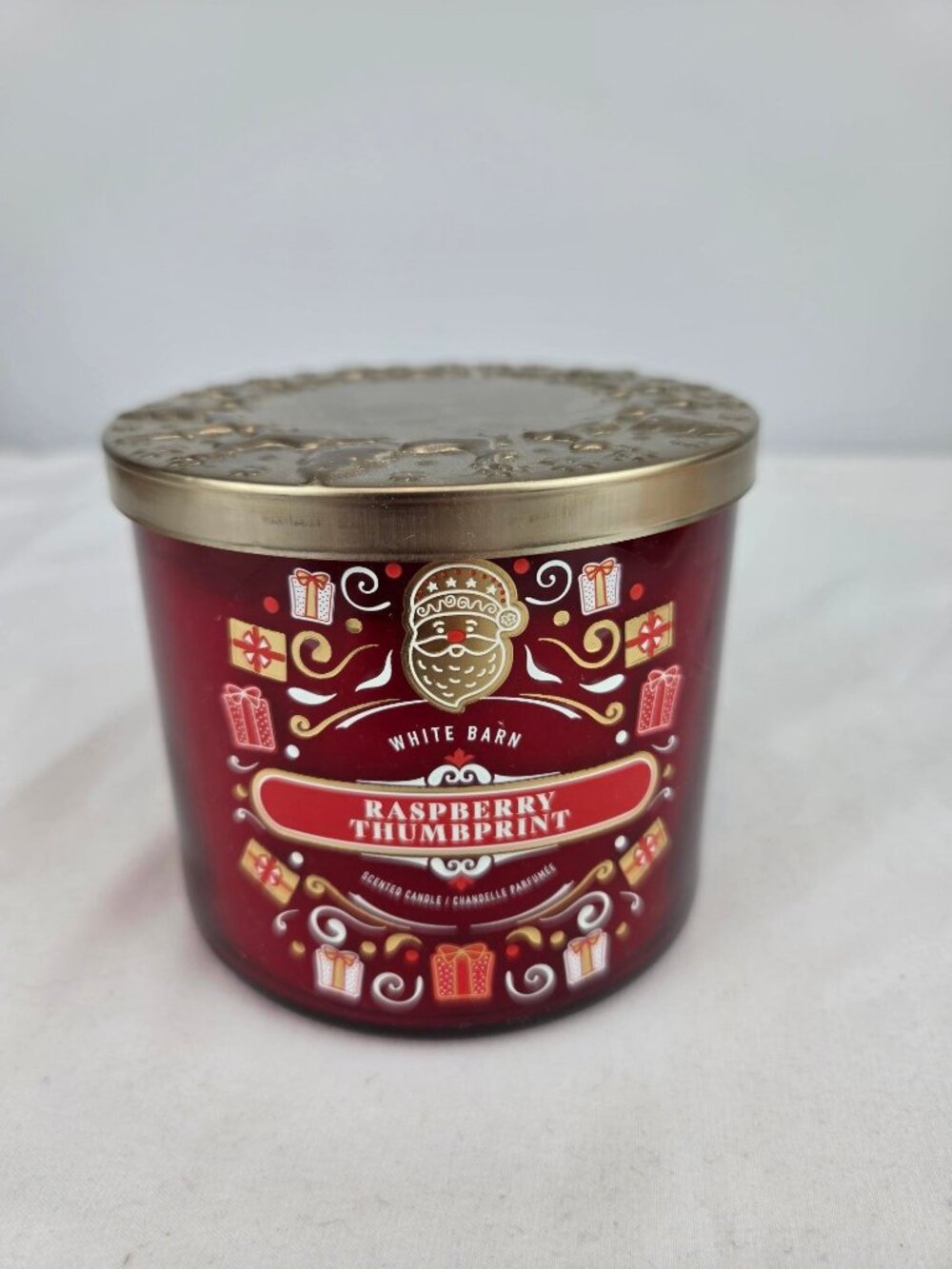 Bath & Body Works Raspberry Thumbprint 3-Wick Candle 14.5 oz NEW